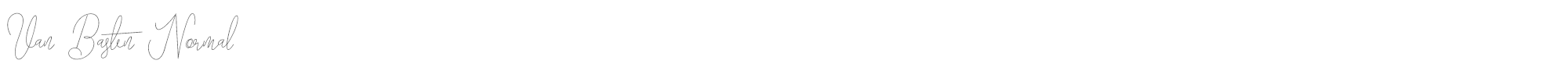 Van Basten Van Basten Normal.ttf font preview